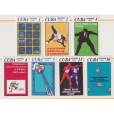 CUBA 1972 SERIE COMPLETA DE ESTAMPILLAS NUEVAS MINT